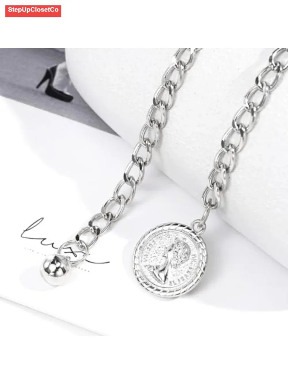 Multilayer Waist Chain Metal Chain Belt for Women - Adjustable Hip Belly Chain